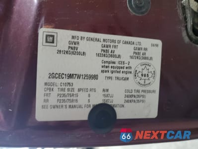Zdjęcie 12 z 12 samochodu: 1998 CHEVROLET GMT-400 C1500 VIN:2GCEC19M7W1259980 - miniatura