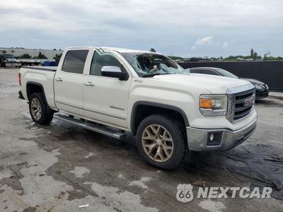 Czwarte zdjęcie samochodu z boku: 2015 GMC SIERRA K1500 SLT VIN:3GTU2VEC1FG279099 - miniatura