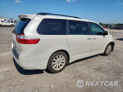 Trzecie zdjęcie samochodu z tyłu: 2015 TOYOTA SIENNA XLE VIN:5TDYK3DC2FS686910 - miniatura