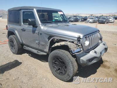 Czwarte zdjęcie samochodu z boku: 2018 JEEP WRANGLER SPORT VIN:1C4GJXAN4JW296332 - miniatura