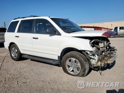Czwarte zdjęcie samochodu z boku: 2005 HONDA PILOT EX VIN:2HKYF18445H507217 - miniatura