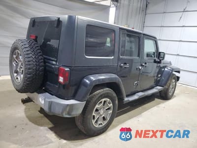 Trzecie zdjęcie samochodu z tyłu: 2008 JEEP WRANGLER UNLIMITED SAHARA VIN:1J8GA59168L553341 - miniatura