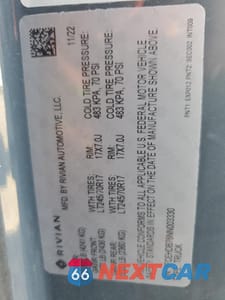 Zdjęcie 13 z 13 samochodu: 2022 RIVIAN EDV 700 VIN:7FCEHDB76NN003330 - miniatura