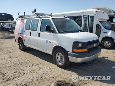 Czwarte zdjęcie samochodu z boku: 2014 CHEVROLET EXPRESS G2500 VIN:1GCWGFCA1E1914353 - miniatura