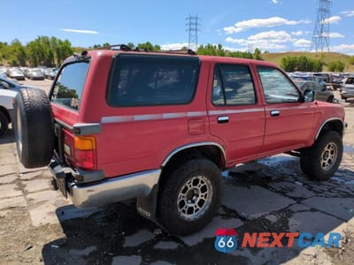 Trzecie zdjęcie samochodu z tyłu: 1991 TOYOTA 4RUNNER VN39 SR5 VIN:JT3VN39W5M0071043 - miniatura