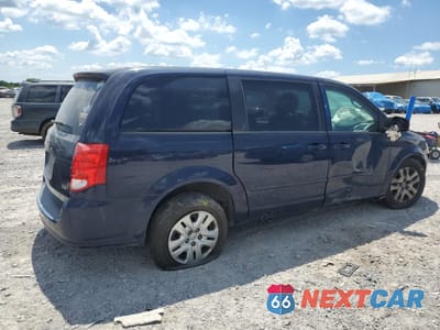 Trzecie zdjęcie samochodu z tyłu: 2016 DODGE GRAND CARAVAN SE VIN:2C4RDGBG3GR101774 - miniatura