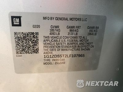 Zdjęcie 13 z 15 samochodu: 2020 CHEVROLET MALIBU LT VIN:1G1ZD5ST2LF107965 - miniatura