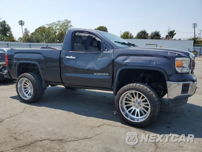 Czwarte zdjęcie samochodu z boku: 2014 GMC SIERRA C1500 VIN:1GTN1TEH9EZ352290 - miniatura