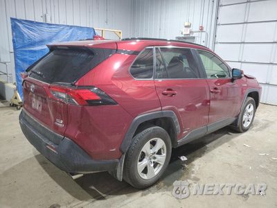 Trzecie zdjęcie samochodu z tyłu: 2019 TOYOTA RAV4 XLE VIN:JTMRWRFV3KJ007602 - miniatura