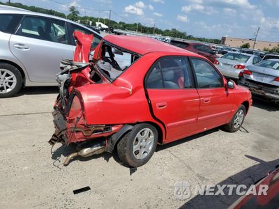Trzecie zdjęcie samochodu z tyłu: 2003 HYUNDAI ACCENT GL VIN:KMHCG45C23U458165 - miniatura