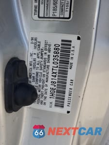 Zdjęcie 12 z 12 samochodu: 1996 HONDA CIVIC EX VIN:1HGEJ814XTL035880 - miniatura