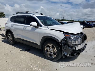 Czwarte zdjęcie samochodu z boku: 2023 HYUNDAI SANTA FE SEL VIN:5NMS24AJ4PH640563 - miniatura