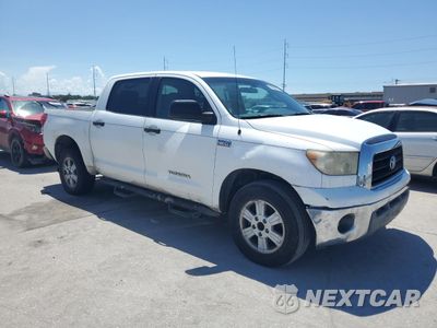Czwarte zdjęcie samochodu z boku: 2008 TOYOTA TUNDRA CREWMAX VIN:5TFEV54158X067722 - miniatura