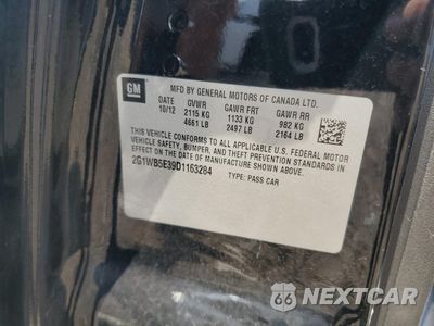 Zdjęcie 12 z 12 samochodu: 2013 CHEVROLET IMPALA LT VIN:2G1WB5E39D1163284 - miniatura