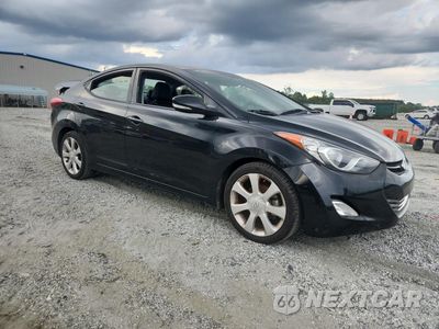 Czwarte zdjęcie samochodu z boku: 2013 HYUNDAI ELANTRA GLS VIN:5NPDH4AE4DH299108 - miniatura