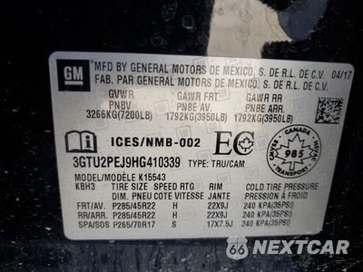 Zdjęcie 12 z 14 samochodu: 2017 GMC SIERRA K1500 DENALI VIN:3GTU2PEJ9HG410339 - miniatura