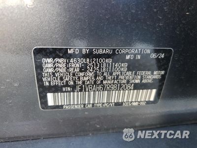 Zdjęcie 12 z 15 samochodu: 2024 SUBARU WRX PREMIUM VIN:JF1VBAH67R9812084 - miniatura