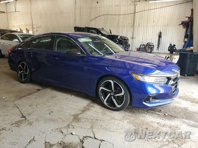 Czwarte zdjęcie samochodu z boku: 2021 HONDA ACCORD SPORT SE VIN:1HGCV1F48MA086125 - miniatura