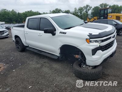 Czwarte zdjęcie samochodu z boku: 2023 CHEVROLET SILVERADO K1500 RST VIN:2GCUDEED4P1104004 - miniatura