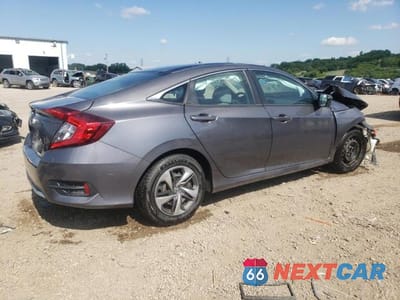 Trzecie zdjęcie samochodu z tyłu: 2021 HONDA CIVIC LX VIN:2HGFC2F65MH555795 - miniatura
