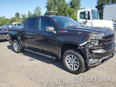 Czwarte zdjęcie samochodu z boku: 2021 CHEVROLET SILVERADO K1500 RST VIN:3GCUYEET9MG417046 - miniatura