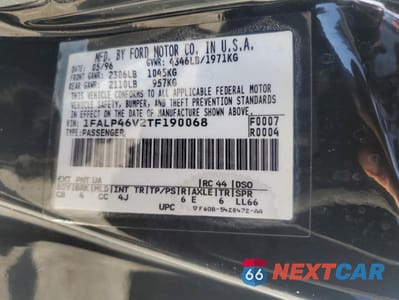 Zdjęcie 12 z 14 samochodu: 1996 FORD MUSTANG COBRA VIN:1FALP46V2TF190068 - miniatura