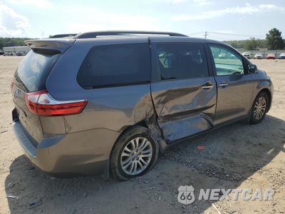 Trzecie zdjęcie samochodu z tyłu: 2017 TOYOTA SIENNA XLE VIN:5TDYZ3DC5HS888719 - miniatura