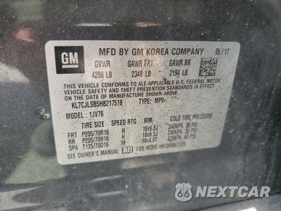 Zdjęcie 12 z 14 samochodu: 2017 CHEVROLET TRAX 1LT VIN:KL7CJLSB5HB217518 - miniatura