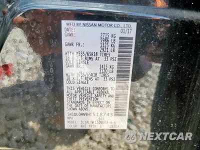 Zdjęcie 13 z 13 samochodu: 2017 INFINITI QX60 VIN:5N1DL0MN9HC518743 - miniatura