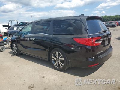Drugie zdjęcie samochodu z przodu: 2023 HONDA ODYSSEY TOURING VIN:5FNRL6H87PB032516 - miniatura