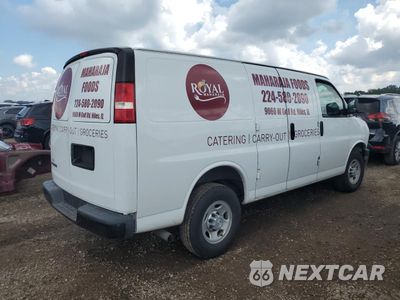 Czwarte zdjęcie samochodu z boku: 2018 CHEVROLET EXPRESS G2500 VIN:1GCWGAFP0J1176395 - miniatura