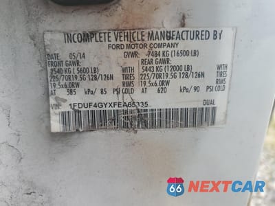 Zdjęcie 13 z 13 samochodu: 2015 FORD F450 SUPER DUTY VIN:1FDUF4GYXFEA65335 - miniatura