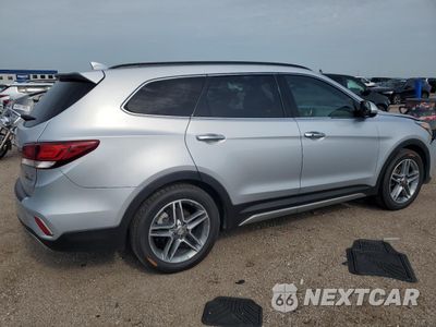 Trzecie zdjęcie samochodu z tyłu: 2017 HYUNDAI SANTA FE SE ULTIMATE VIN:KM8SRDHFXHU228666 - miniatura