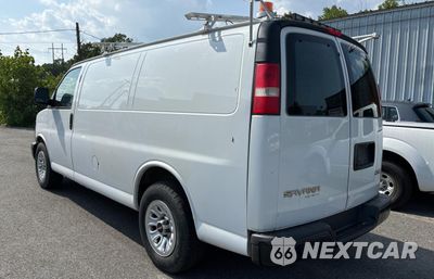 Trzecie zdjęcie samochodu z tyłu: 2013 GMC SAVANA G1500 VIN:1GTS8AF44D1154132 - miniatura