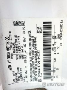Zdjęcie 13 z 13 samochodu: 2016 FORD TRANSIT CONNECT XL VIN:NM0LS7E70G1240222 - miniatura