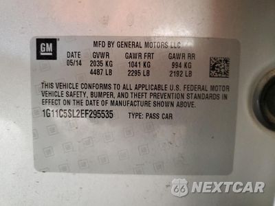 Zdjęcie 12 z 14 samochodu: 2014 CHEVROLET MALIBU 1LT VIN:1G11C5SL2EF295535 - miniatura
