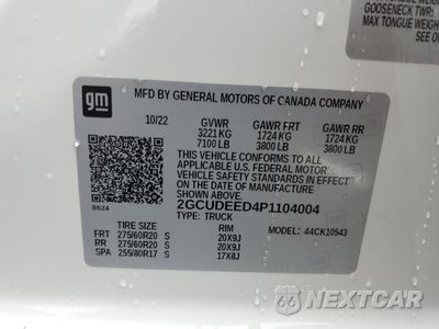 Zdjęcie 13 z 16 samochodu: 2023 CHEVROLET SILVERADO K1500 RST VIN:2GCUDEED4P1104004 - miniatura