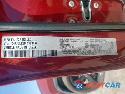 Zdjęcie 13 z 13 samochodu: 2021 JEEP CHEROKEE LATITUDE PLUS VIN:1C4PJLLB2MD180476 - miniatura