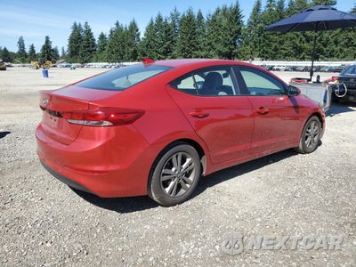 Trzecie zdjęcie samochodu z tyłu: 2018 HYUNDAI ELANTRA SEL VIN:5NPD84LF4JH222353 - miniatura