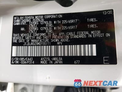 Zdjęcie 13 z 14 samochodu: 2021 LEXUS NX 300H BASE VIN:JTJDJRDZXM2155111 - miniatura