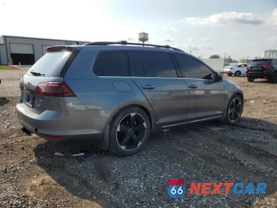 Trzecie zdjęcie samochodu z tyłu: 2015 VOLKSWAGEN GOLF SPORTWAGEN TDI S VIN:3VWFA7AU7FM507594 - miniatura
