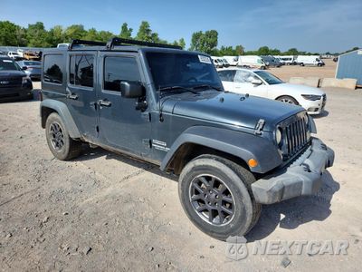 Czwarte zdjęcie samochodu z boku: 2017 JEEP WRANGLER UNLIMITED SPORT VIN:1C4HJWDG5HL668476 - miniatura