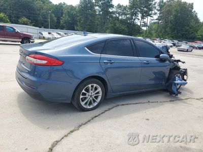 Trzecie zdjęcie samochodu z tyłu: 2019 FORD FUSION SE VIN:3FA6P0H77KR151255 - miniatura