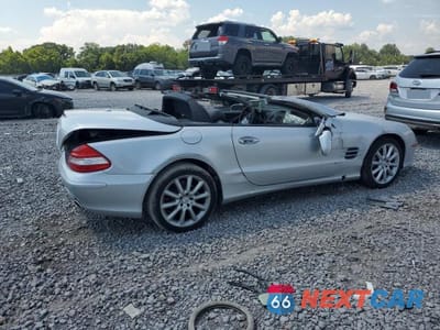 Trzecie zdjęcie samochodu z tyłu: 2007 MERCEDES-BENZ SL 550 VIN:WDBSK71F87F133710 - miniatura