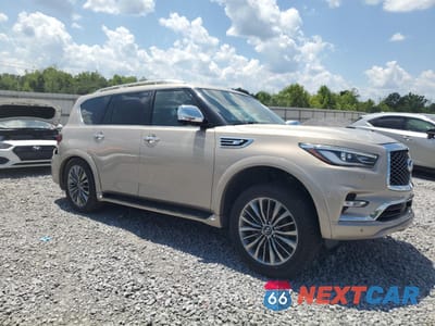 Czwarte zdjęcie samochodu z boku: 2021 INFINITI QX80 SENSORY VIN:JN8AZ2BFXM9720998 - miniatura