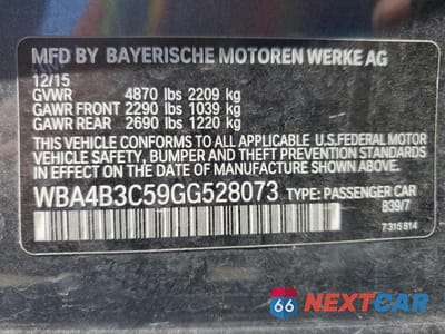 Zdjęcie 12 z 12 samochodu: 2016 BMW 435 XI GRAN COUPE VIN:WBA4B3C59GG528073 - miniatura