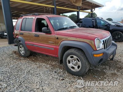 Czwarte zdjęcie samochodu z boku: 2004 JEEP LIBERTY SPORT VIN:1J4GL48K04W134796 - miniatura