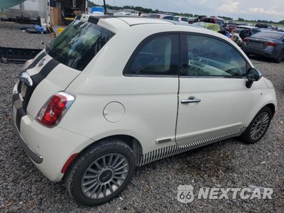 Trzecie zdjęcie samochodu z tyłu: 2012 FIAT 500 LOUNGE VIN:3C3CFFCR9CT366382 - miniatura