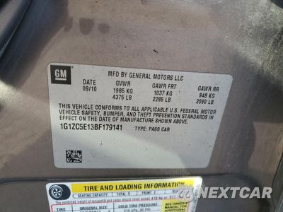 Zdjęcie 12 z 12 samochodu: 2011 CHEVROLET MALIBU 1LT VIN:1G1ZC5E13BF179141 - miniatura