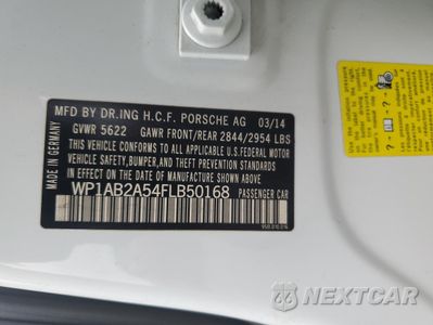 Zdjęcie 14 z 14 samochodu: 2015 PORSCHE MACAN S VIN:WP1AB2A54FLB50168 - miniatura